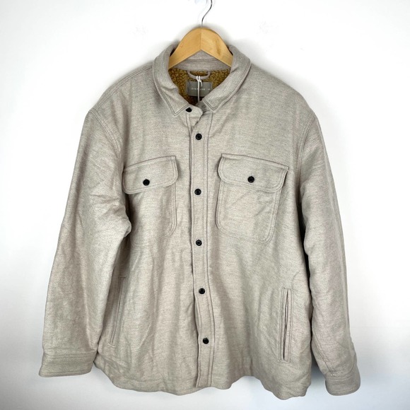 Everlane Men's The ReNew Fleece-Lined Heavyweight Overshirt Size XXL New - Picture 4 of 16